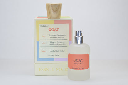 ESSNTL NOTES GOAT Perfume - Powerful & Dynamic Fresh Spicy Fragrance | 50ml Eau de Parfum | Bold, Sporty & Confident Scent | Long-Lasting Performance Fragrance | Classic & Clean Scent for Men & Women