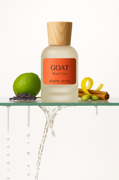 ESSNTL NOTES GOAT Perfume - Powerful & Dynamic Fresh Spicy Fragrance | 50ml Eau de Parfum | Bold, Sporty & Confident Scent | Long-Lasting Performance Fragrance | Classic & Clean Scent for Men & Women