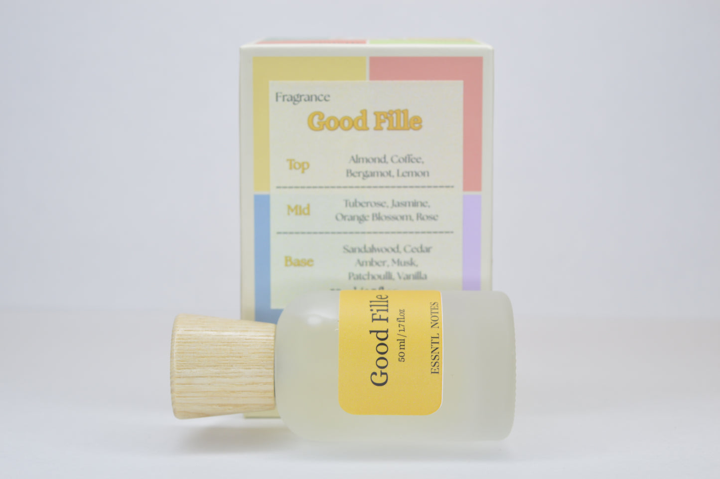 ESSNTL NOTES Good Fille Perfume - Glamorous & Sophisticated Sweet Floral Fragrance | 50ml Eau de Parfum | Bold & Irresistible Scent | Long-Lasting Evening Fragrance | Classic & Clean Scent for Men & Women