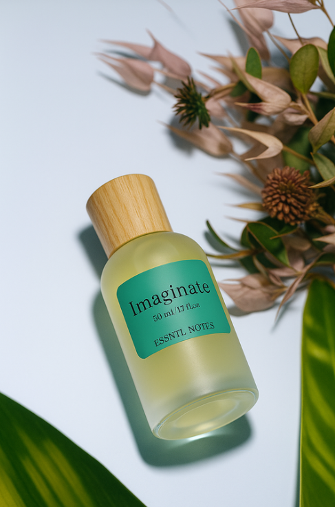 ESSNTL NOTES Imaginate Perfume – Fresh & Refined Citrus Aromatic Fragrance | 50ml Eau de Parfum | Clean, Sparkling & Sophisticated Scent | Long-Lasting Unisex Luxury Perfume | Modern, Airy Signature Vibe