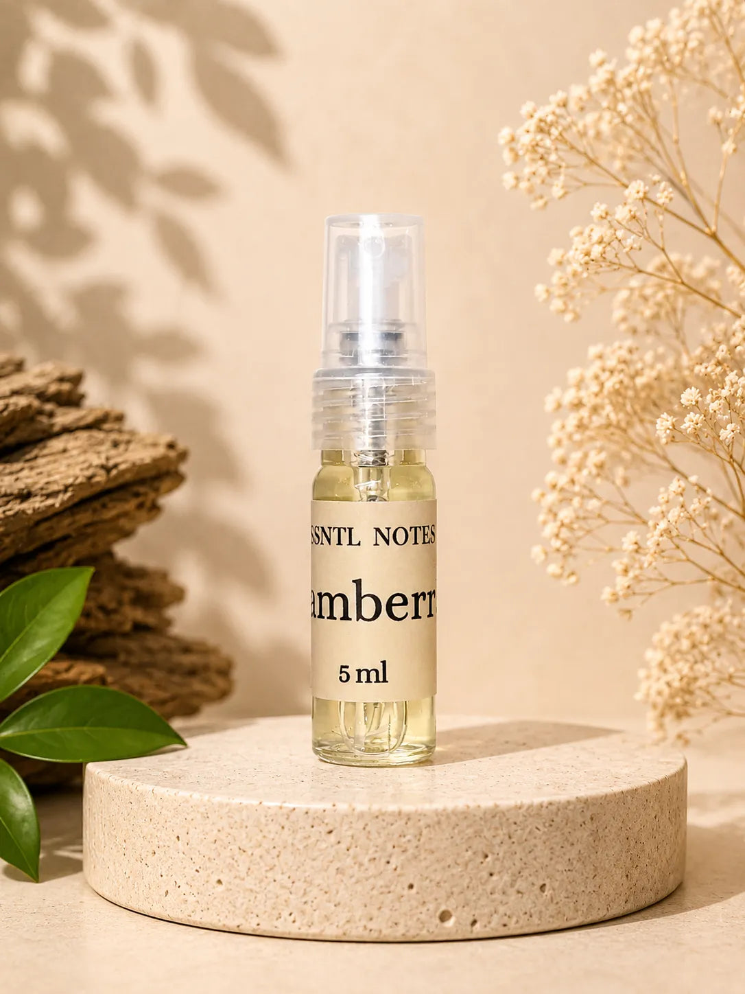 ESSNTL NOTES Kamberra Rich Opulent Spiced Gourmand 5ml perfume sample for fragrance discovery and gifting