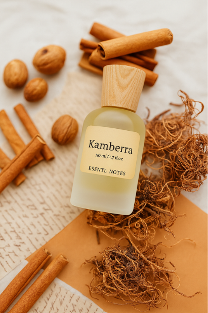 ESSNTL NOTES Kamberra Perfume – Rich & Opulent Spiced Gourmand Fragrance | 50ml Eau de Parfum | Warm, Sweet & Decadent Scent | Long-Lasting Unisex Luxury Perfume | Bold, Addictive Signature Vibe