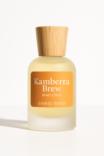 ESSNTL NOTES Kamberra Brew Perfume – Rich & Indulgent Coffee Gourmand Fragrance | 50ml Eau de Parfum | Warm, Sweet & Spiced Scent | Long-Lasting Unisex Luxury Perfume | Deep, Addictive Signature Vibe