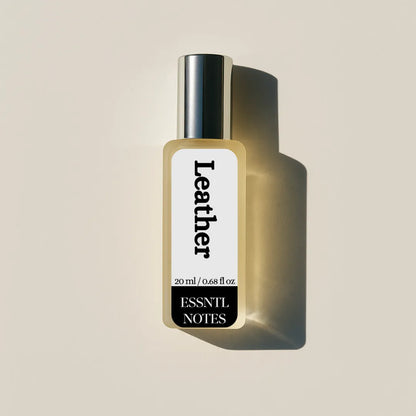ESSNTL NOTES Leather Rich Sensual Leather Spicy 20ml travel size  for everyday wear