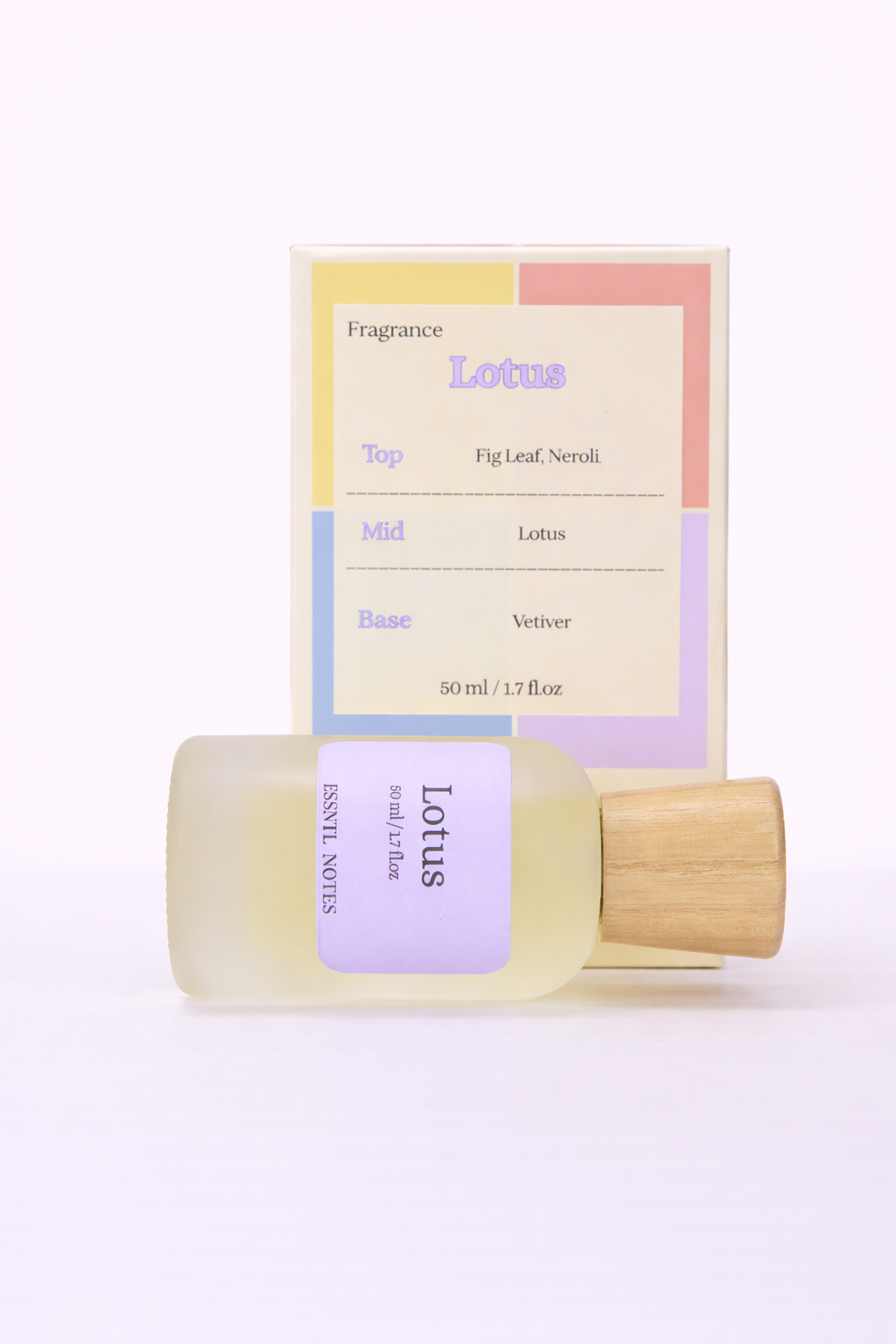 ESSNTL NOTES Lotus Perfume | Fresh & Tranquil Fruity Floral Fragrance
