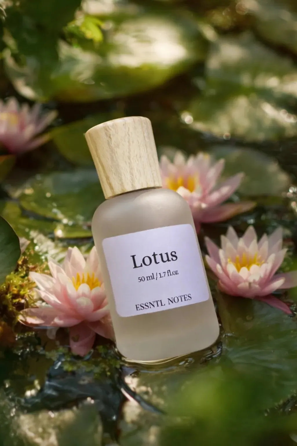 ESSNTL NOTES Lotus Fresh Tranquil Fruity Floral 50ml , premium fragrance ideal for gifting
