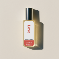 ESSNTL NOTES Love Perfume - Sensual & Addictive Sweet Woody Fragrance | 50ml Eau de Parfum | Warm, Amber & Floral Scent | Long-Lasting Luxury Fragrance | Classic & Clean Scent for Men & Women - 20 ml