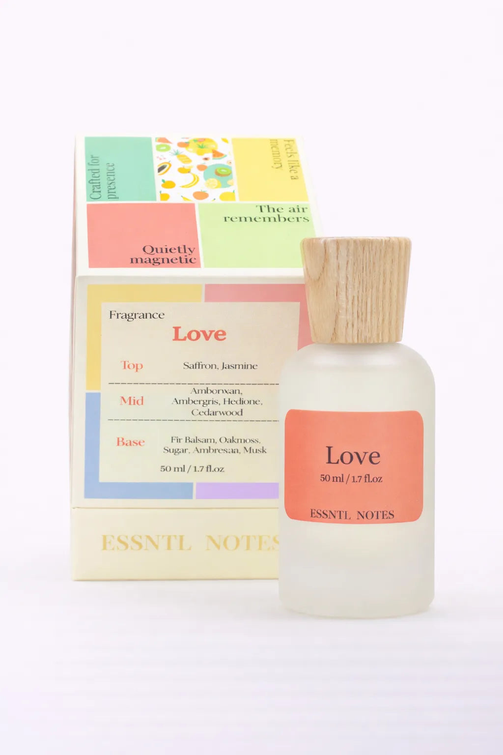 ESSNTL NOTES Love perfume with premium packaging, ideal for gifting