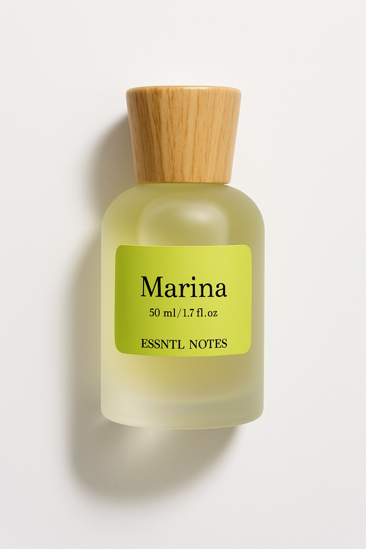 ESSNTL NOTES Marina Perfume – Fresh & Radiant Floral Fruity Fragrance | 50ml Eau de Parfum | Bright, Elegant Scent | Long-Lasting Luxury Perfume for Men & Women | Modern, Mediterranean Signature Vibe