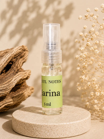 ESSNTL NOTES Marina : Green Apple, Rose and Musk Fragrance perfume 5ml travel size