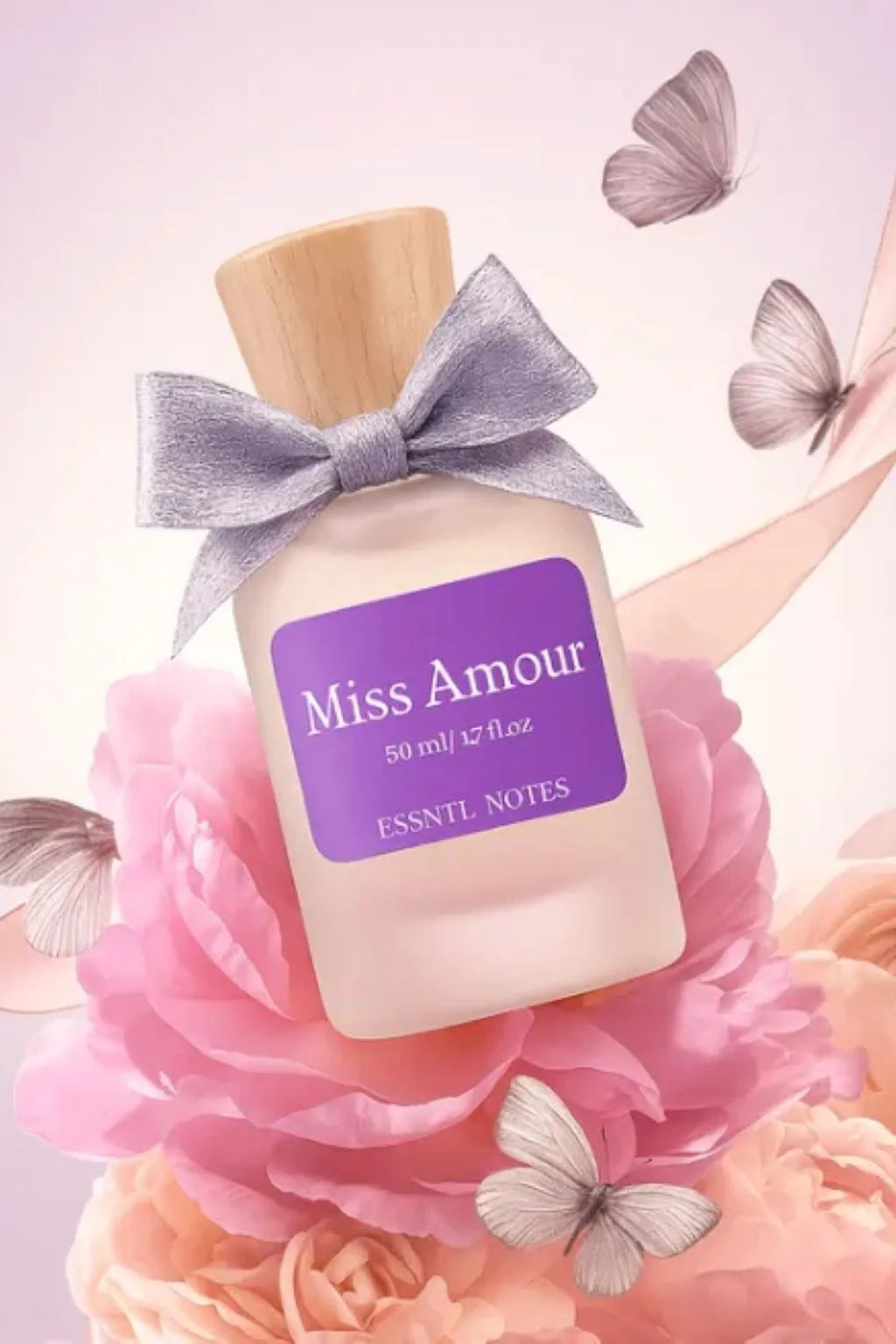 ESSNTL NOTES Miss Amour Elegant Romantic Floral Fruity 50ml , premium fragrance ideal for gifting