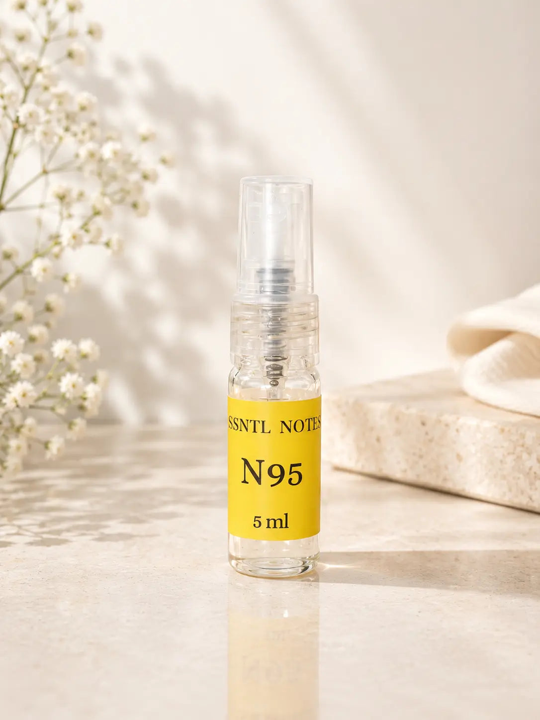 ESSNTL NOTES N95 : Ylang-Ylang, Jasmine and Vanilla Fragrance perfume 5ml travel size