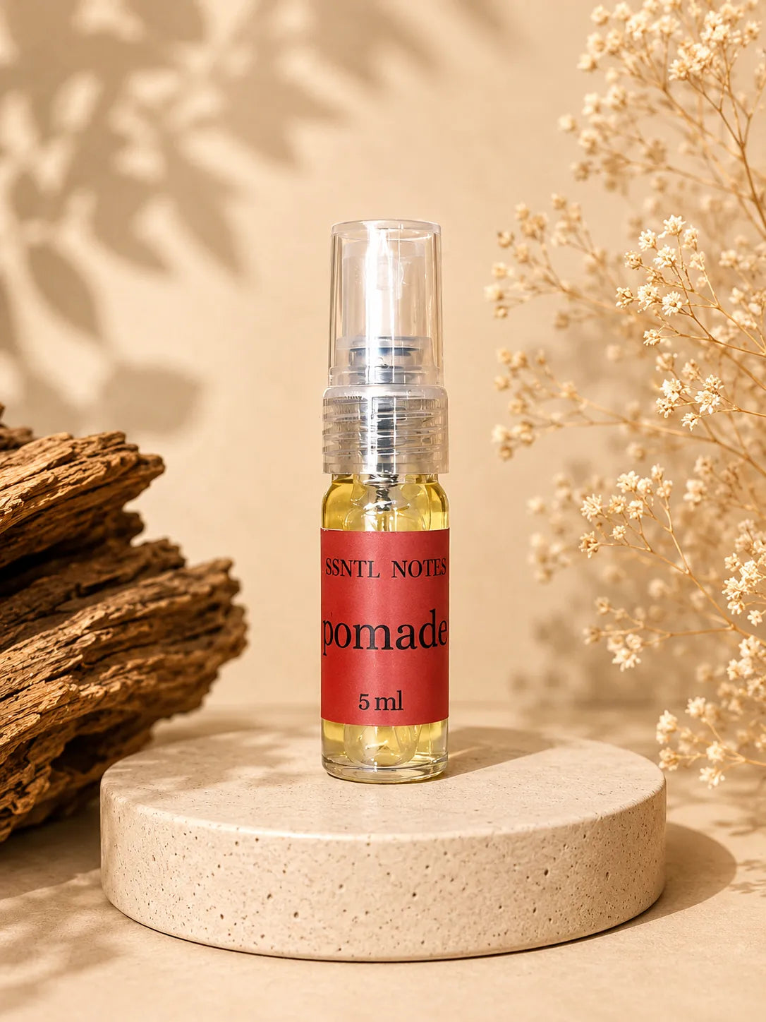 ESSNTL NOTES Nomade : Oud, Saffron, Patchouli and Leather Fragrance perfume 5ml travel size