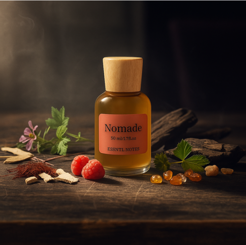 ESSNTL NOTES Nomade Perfume - Deep & Mysterious Woody Oriental Fragrance | 50ml Eau de Parfum | Rich, Smoky & Exotic Oud Scent | Long-Lasting Luxury Scent for Men & Women | Bold & Captivating Essence