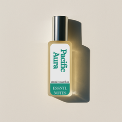 ESSNTL NOTES Pacific Aura Perfume – Fresh & Relaxing Citrus Green Fragrance | 50ml Eau de Parfum | Cool, Smooth & Uplifting Scent | Long-Lasting Unisex Luxury Perfume | Calm, Effortless Signature Vibe - 20 ml