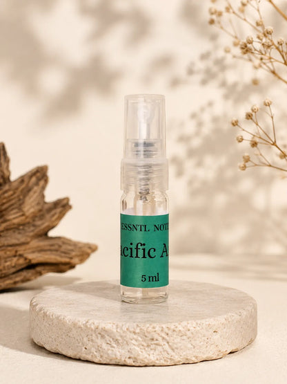 ESSNTL NOTES Pacific Aura Fresh Relaxing Citrus Green 5ml perfume sample for fragrance discovery and gifting