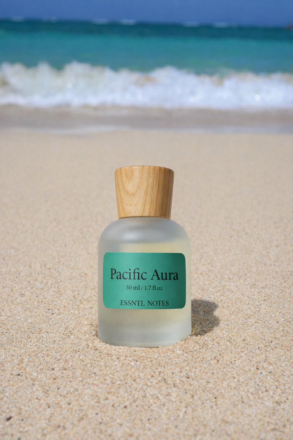 ESSNTL NOTES Pacific Aura Perfume – Fresh & Relaxing Citrus Green Fragrance | 50ml Eau de Parfum | Cool, Smooth & Uplifting Scent | Long-Lasting Unisex Luxury Perfume | Calm, Effortless Signature Vibe