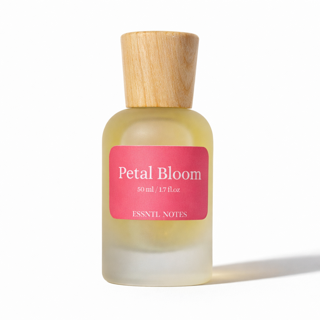 ESSNTL NOTES Petal Bloom Perfume – Lush & Enchanting Floral Bouquet Fragrance | 50ml Eau de Parfum | Fresh & Graceful Scent | Long-Lasting Perfume for Men & Women | Natural, Elegant Signature Vibe