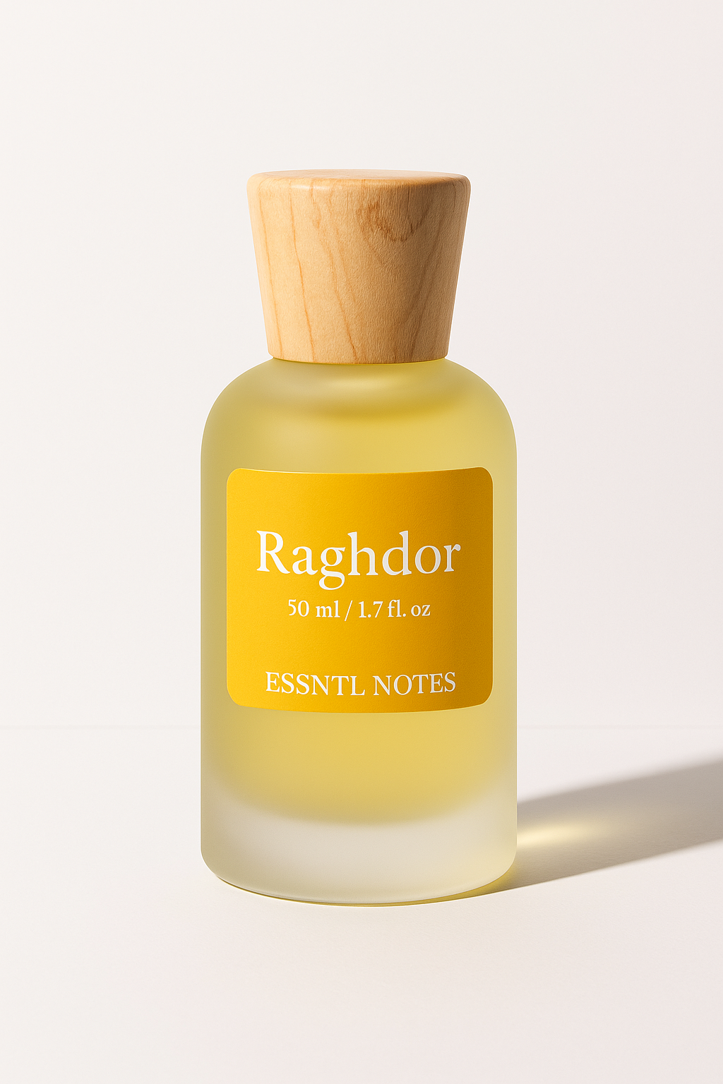 ESSNTL NOTES Raghdor Perfume – Warm & Comforting Vanilla Amber Fragrance | 50ml Eau de Parfum | Sweet, Woody & Cozy Scent | Long-Lasting Unisex Perfume | Smooth, Inviting Signature Vibe