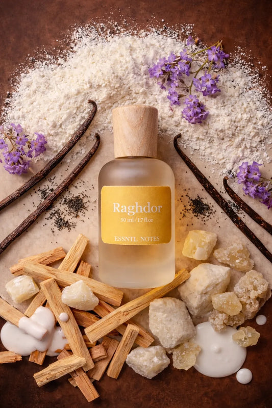 ESSNTL NOTES Raghdor Warm Comforting Vanilla Amber 50ml , premium fragrance ideal for gifting