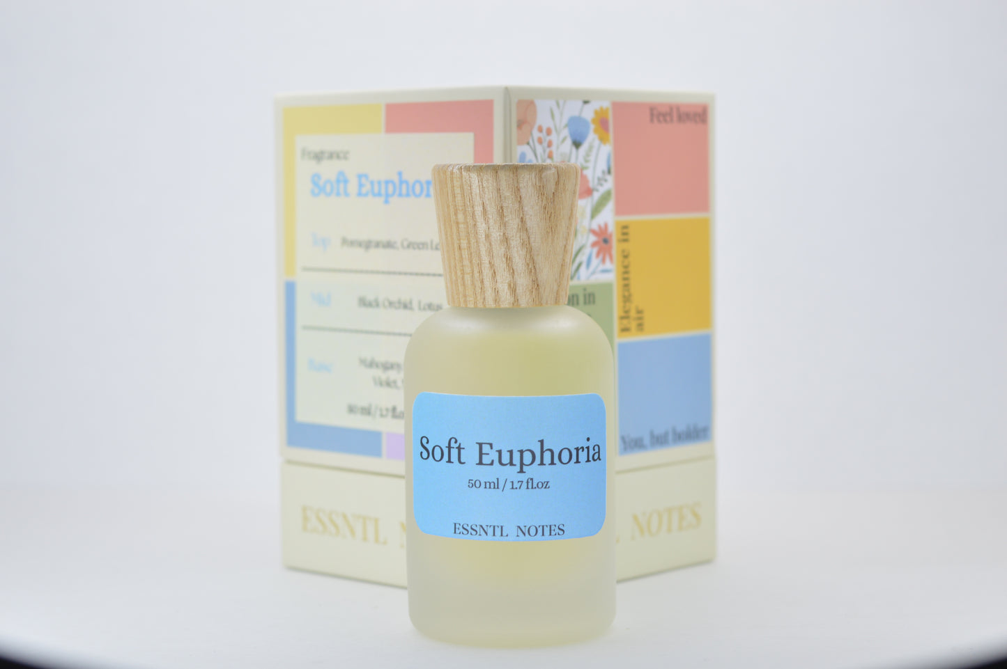 ESSNTL NOTES Soft Euphoria Perfume – Sensual & Dreamy Floral Oriental Fragrance | 50ml Eau de Parfum | Warm, Alluring & Sophisticated Scent | Long-Lasting Perfume for Men & Women | Mysterious, Modern Signature Vibe