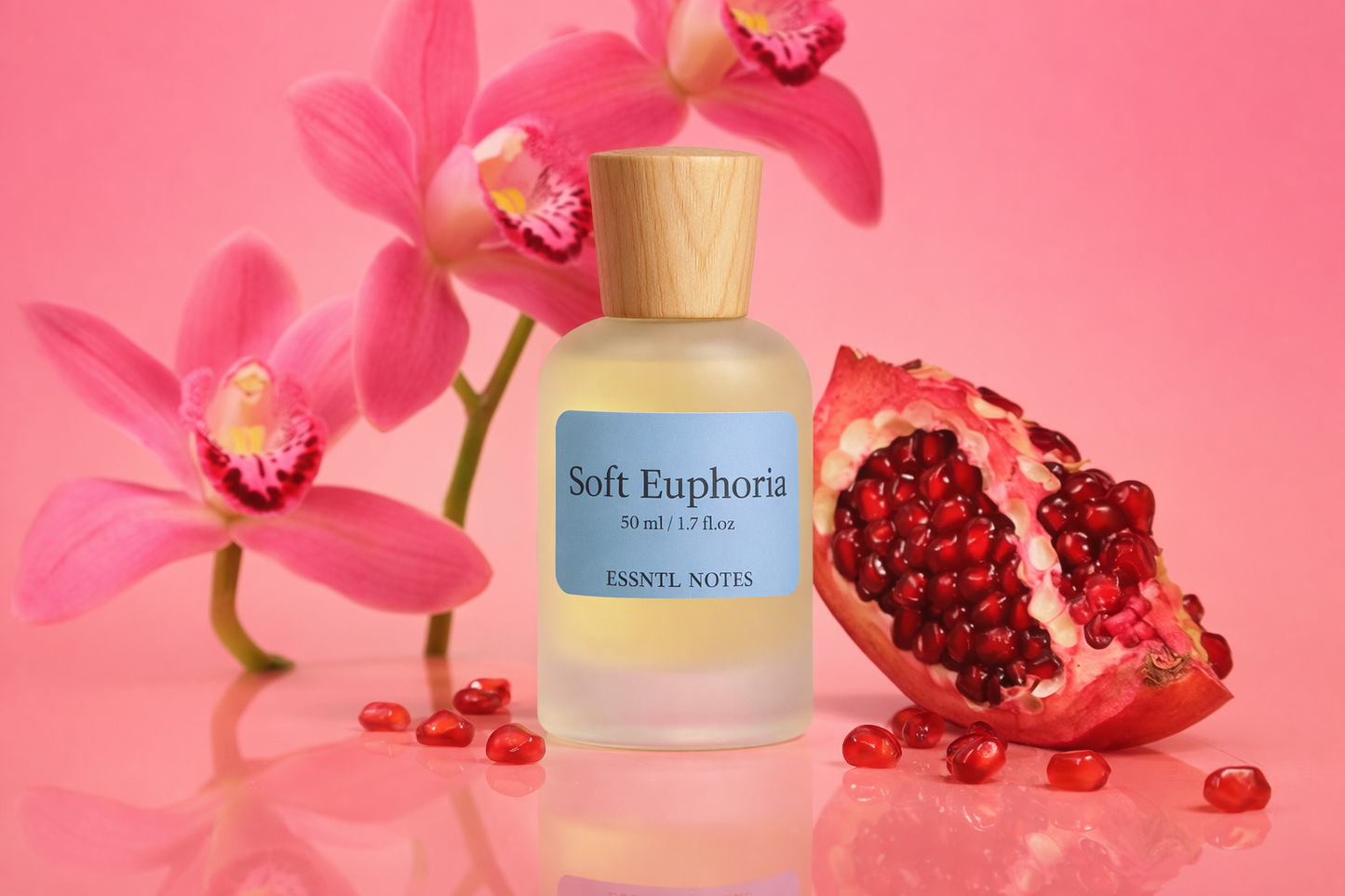 ESSNTL NOTES Soft Euphoria Perfume – Sensual & Dreamy Floral Oriental Fragrance | 50ml Eau de Parfum | Warm, Alluring & Sophisticated Scent | Long-Lasting Perfume for Men & Women | Mysterious, Modern Signature Vibe