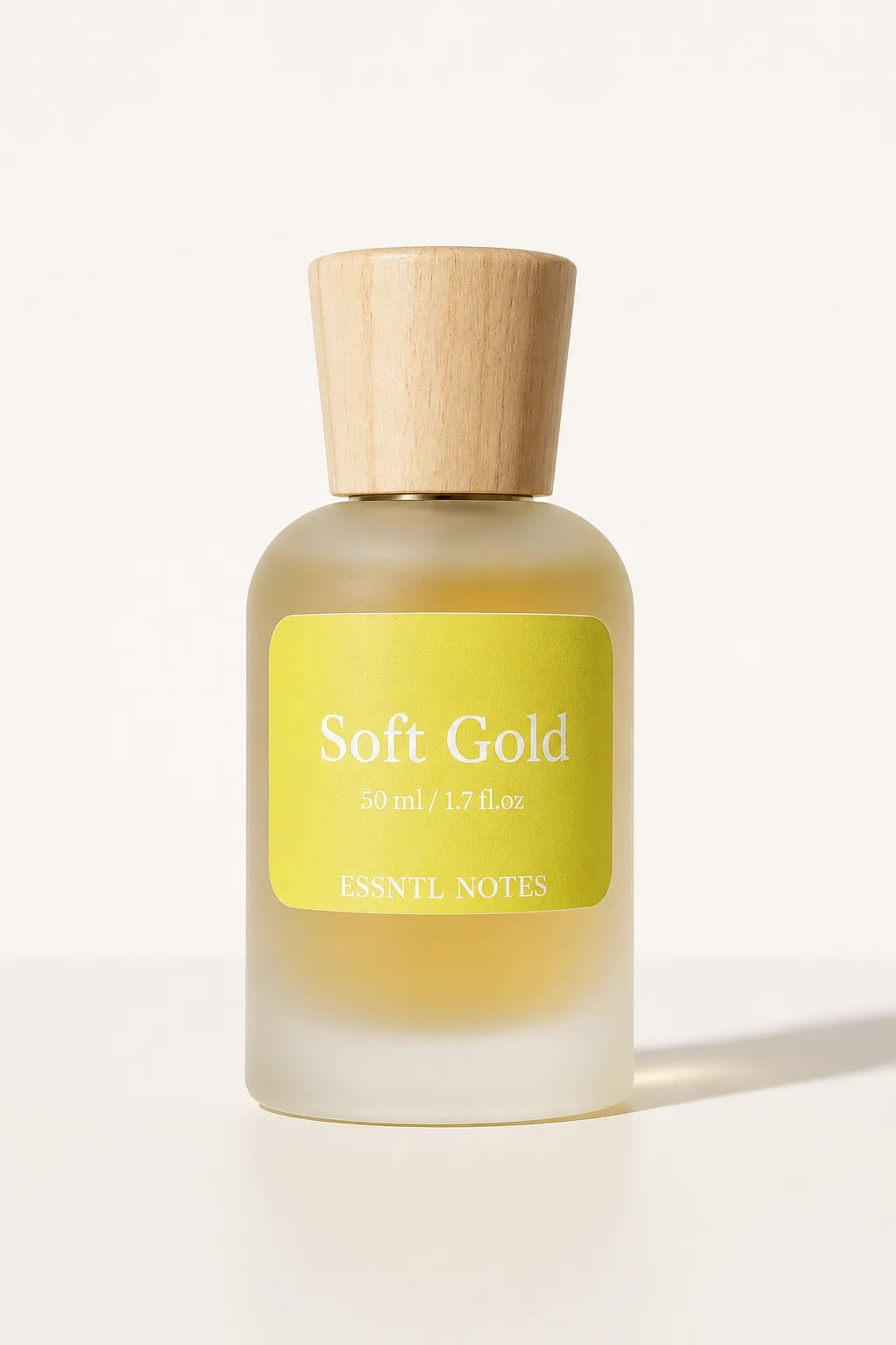 ESSNTL NOTES Soft Gold Warm Radiant Amber Vanilla 50ml , premium fragrance ideal for gifting