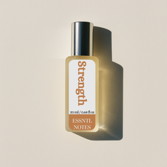 ESSNTL NOTES Strength Perfume - Warm & Addictive Spicy Oriental Fragrance | 50ml Eau de Parfum | Sweet, Inviting & Masculine Scent | Long-Lasting Luxury Scent for Men & Women | Modern & Confident Charm - 20 ml