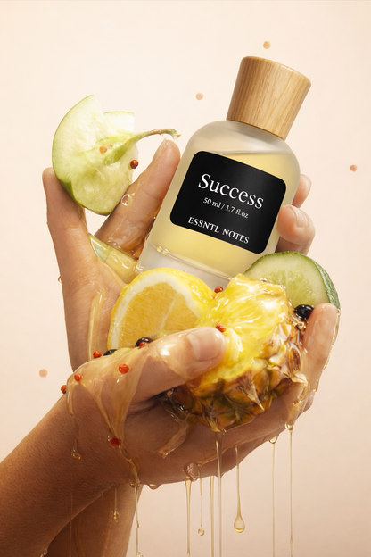 ESSNTL NOTES Success Perfume - Iconic & Fruity Woody Fragrance | 50ml Eau de Parfum | Fresh, Smoky & Refined Scent | Long-Lasting Power Fragrance | Classic & Clean Scent for Men & Women