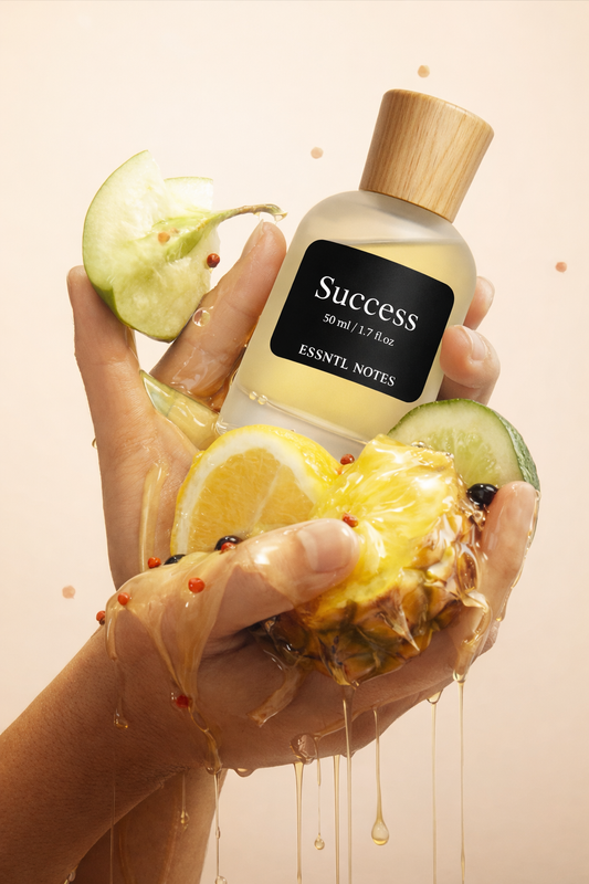 ESSNTL NOTES Success Perfume - Iconic & Fruity Woody Fragrance | 50ml Eau de Parfum | Fresh, Smoky & Refined Scent | Long-Lasting Power Fragrance | Classic & Clean Scent for Men & Women