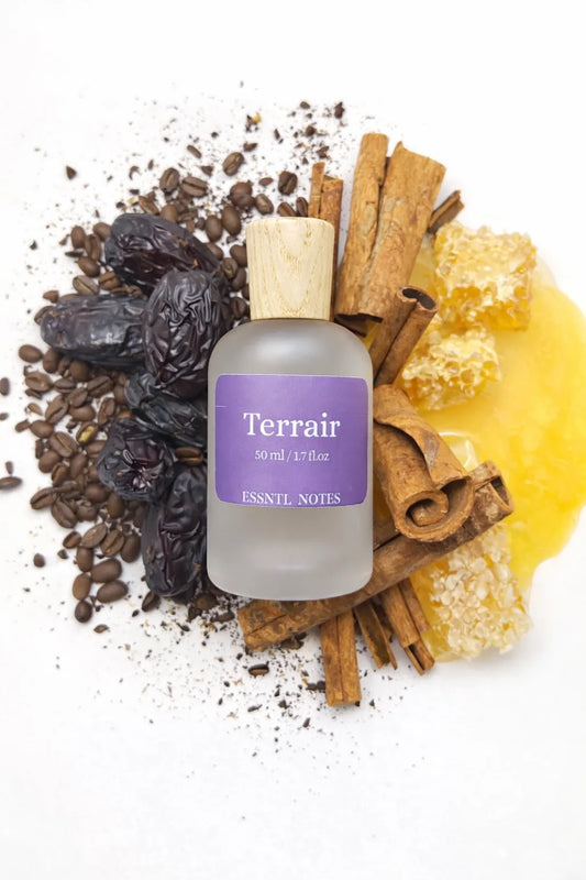 ESSNTL NOTES Terrair Earthy Sophisticated Woody Citrus 50ml , premium fragrance ideal for gifting