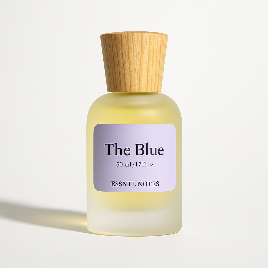 ESSNTL NOTES The Blue Perfume - Timeless & Sophisticated Citrus Woody Fragrance | 50ml Eau de Parfum | Fresh, Crisp & Clean Scent | Long-Lasting Luxury Fragrance | Classic & Clean Scent