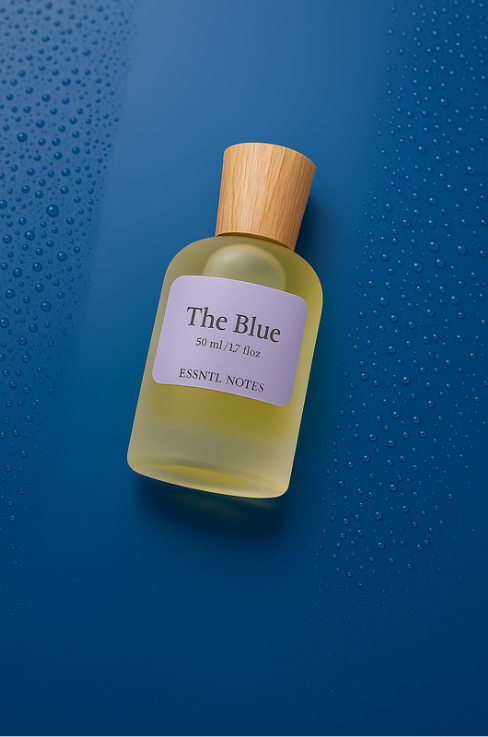 ESSNTL NOTES The Blue Perfume - Timeless & Sophisticated Citrus Woody Fragrance | 50ml Eau de Parfum | Fresh, Crisp & Clean Scent | Long-Lasting Luxury Fragrance | Classic & Clean Scent