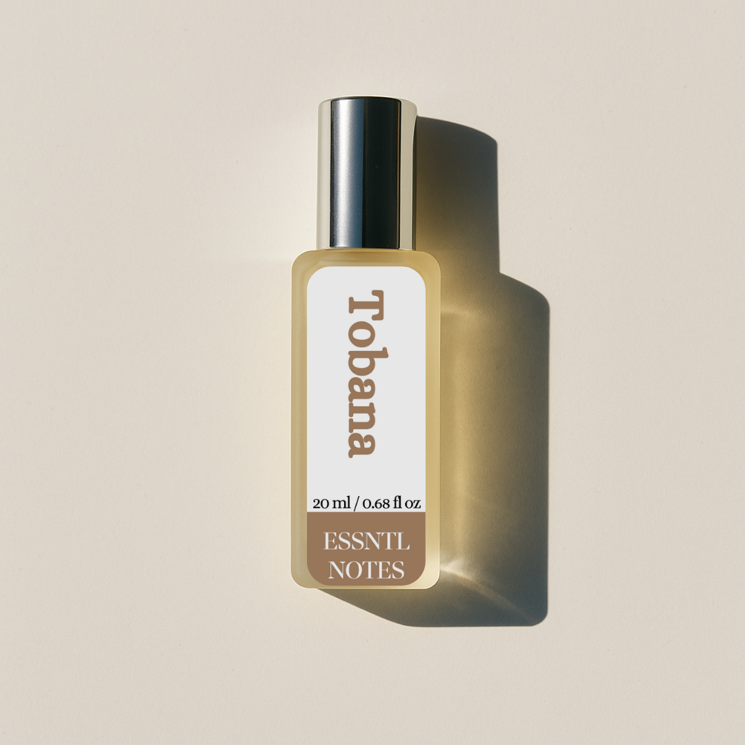 ESSNTL NOTES Tobana Perfume - Warm & Opulent Tobacco Vanilla Fragrance | 50ml Eau de Parfum | Sweet, Spicy & Luxurious Scent | Long-Lasting Bold Fragrance | Unisex Classic & Clean Scent