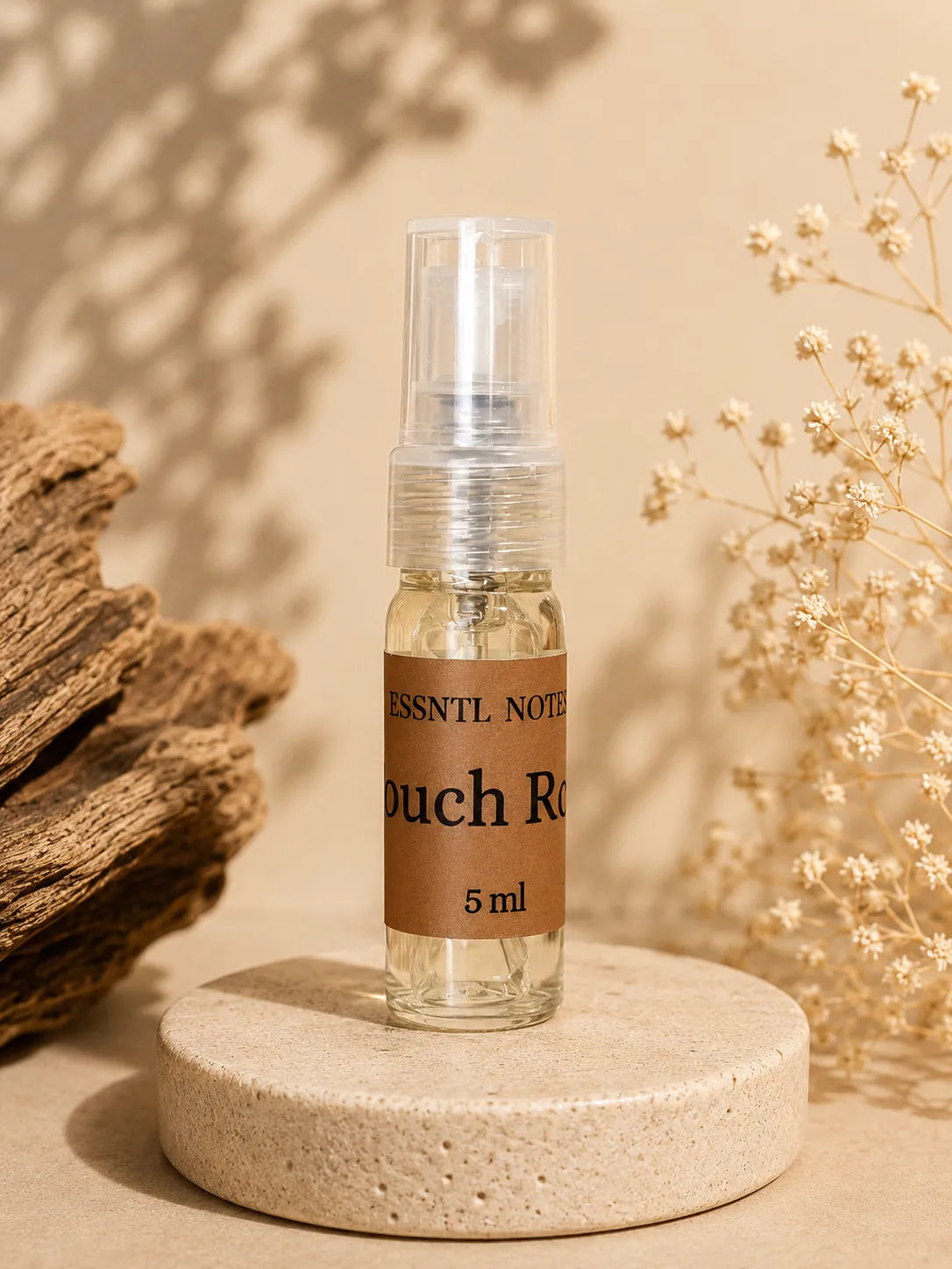 ESSNTL NOTES Touch Rush Bold Addictive Floral Chypre 5ml perfume sample for fragrance discovery and gifting