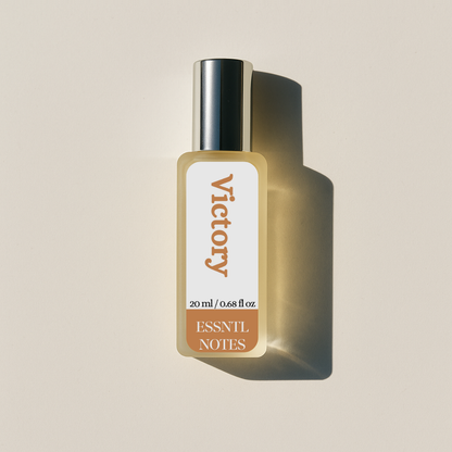ESSNTL NOTES Victory Perfume - Powerful & Energetic Citrus Woody Fragrance | 50ml Eau de Parfum | Bold, Fresh & Confident Scent | Long-Lasting Sporty Fragrance | Classic & Clean Scent for Men & Women