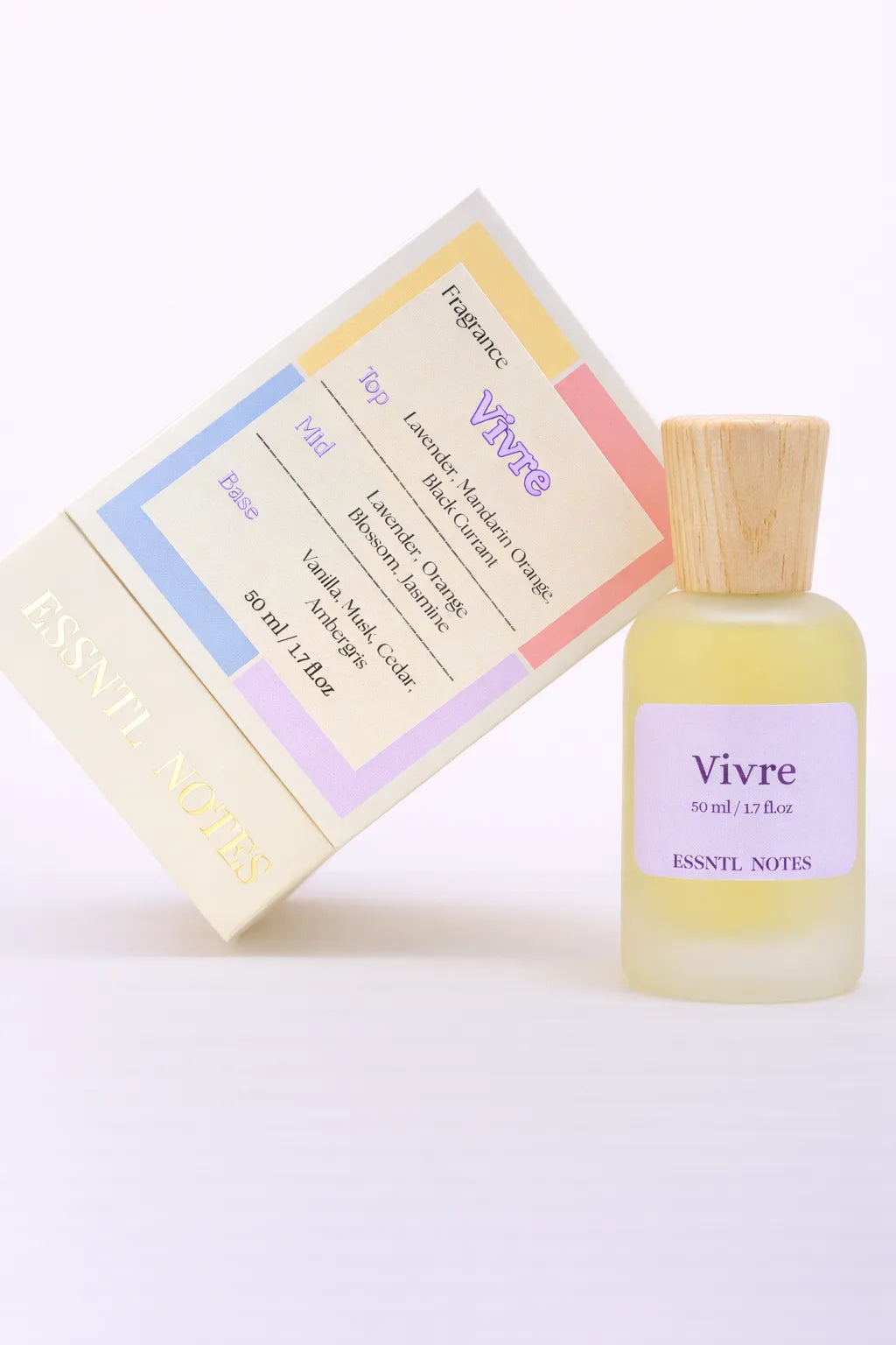 ESSNTL NOTES Vivre Bold Sensual Floral Amber 50ml perfume, premium fragrance ideal for gifting, with premium gift box, ideal for gifting
