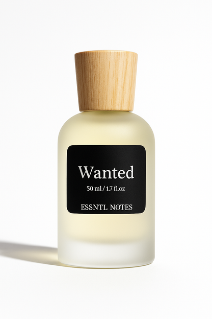 ESSNTL NOTES Wanted Perfume - Bold & Luxurious Spicy Woody Fragrance | 50ml Eau de Parfum | Warm, Intense & Magnetic Scent | Long-Lasting Luxury Scent  | Unisex Classic & Clean Scent