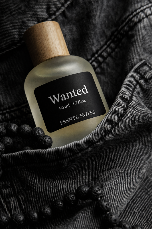ESSNTL NOTES Wanted Perfume - Bold & Luxurious Spicy Woody Fragrance | 50ml Eau de Parfum | Warm, Intense & Magnetic Scent | Long-Lasting Luxury Scent  | Unisex Classic & Clean Scent