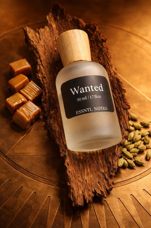 ESSNTL NOTES Wanted Bold Luxurious Spicy Woody 50ml , premium fragrance ideal for gifting