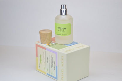 ESSNTL NOTES Willow Perfume – Soft & Serene Amber Woody Fragrance | 50ml Eau de Parfum | Clean, Calm & Comforting Scent | Long-Lasting Unisex Luxury Perfume | Minimal, Tranquil Signature Vibe