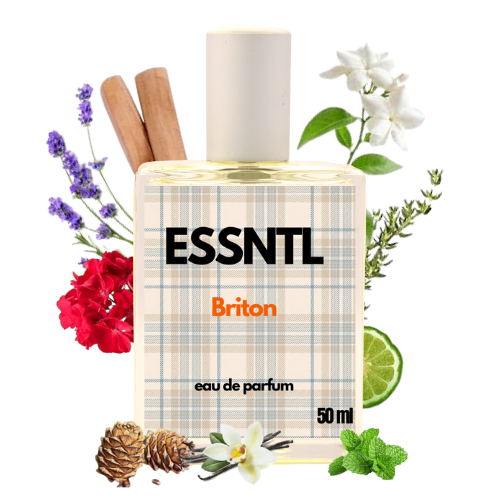ESSNTL Briton Perfume - Classic & Refined Woody Aromatic Fragrance | 50ml Eau de Parfum | Fresh, Masculine & Timeless Scent | Long-Lasting Luxury Scent for Men | Sophisticated Everyday Elegance