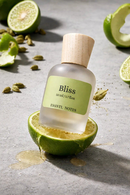 ESSNTL NOTES Bliss Crisp Clean Fresh Woody 50ml , premium fragrance ideal for gifting