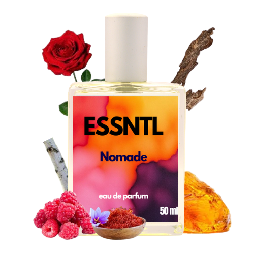 ESSNTL Nomade Perfume - Deep & Mysterious Woody Oriental Fragrance | 50ml Eau de Parfum | 20ml Eau de Parfum | Rich, Smoky & Exotic Oud Scent | Long-Lasting Luxury Scent for Men | Bold & Captivating Essence