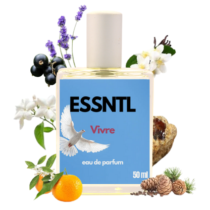 ESSNTL Vivre Perfume - Bold & Sensual Floral Amber Fragrance | 50ml Eau de Parfum | Radiant, Confident & Addictive Scent | Long-Lasting Luxury Scent for Women | Power & Elegance in Every Spritz
