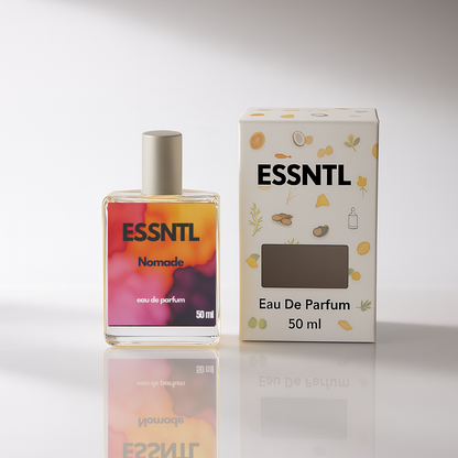 ESSNTL Nomade Perfume - Deep & Mysterious Woody Oriental Fragrance | 50ml Eau de Parfum | 20ml Eau de Parfum | Rich, Smoky & Exotic Oud Scent | Long-Lasting Luxury Scent for Men | Bold & Captivating Essence