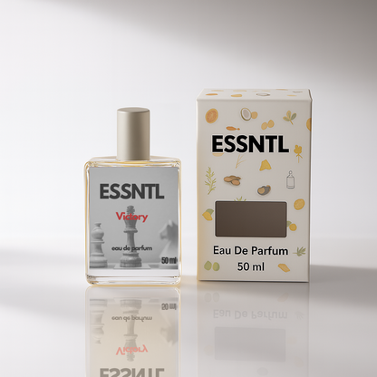 ESSNTL Victory Perfume - Powerful & Energetic Citrus Woody Fragrance | 50ml Eau de Parfum | 20ml Eau de Parfum | Bold, Fresh & Confident Scent | Long-Lasting Sporty Fragrance | Classic & Clean Scent for Men