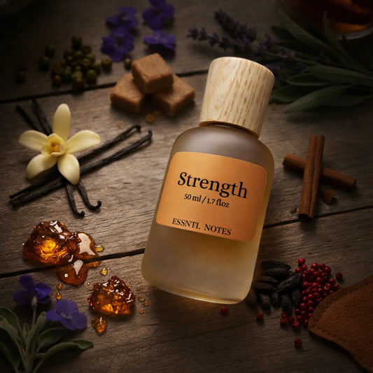 ESSNTL NOTES Strength Warm Addictive Spicy Oriental 50ml , premium fragrance ideal for gifting